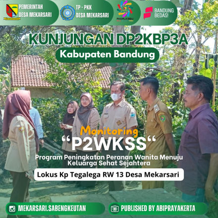 Kunjungan DP2KBP3A Kabupaten Bandung Dalam Rangka P2WKSS